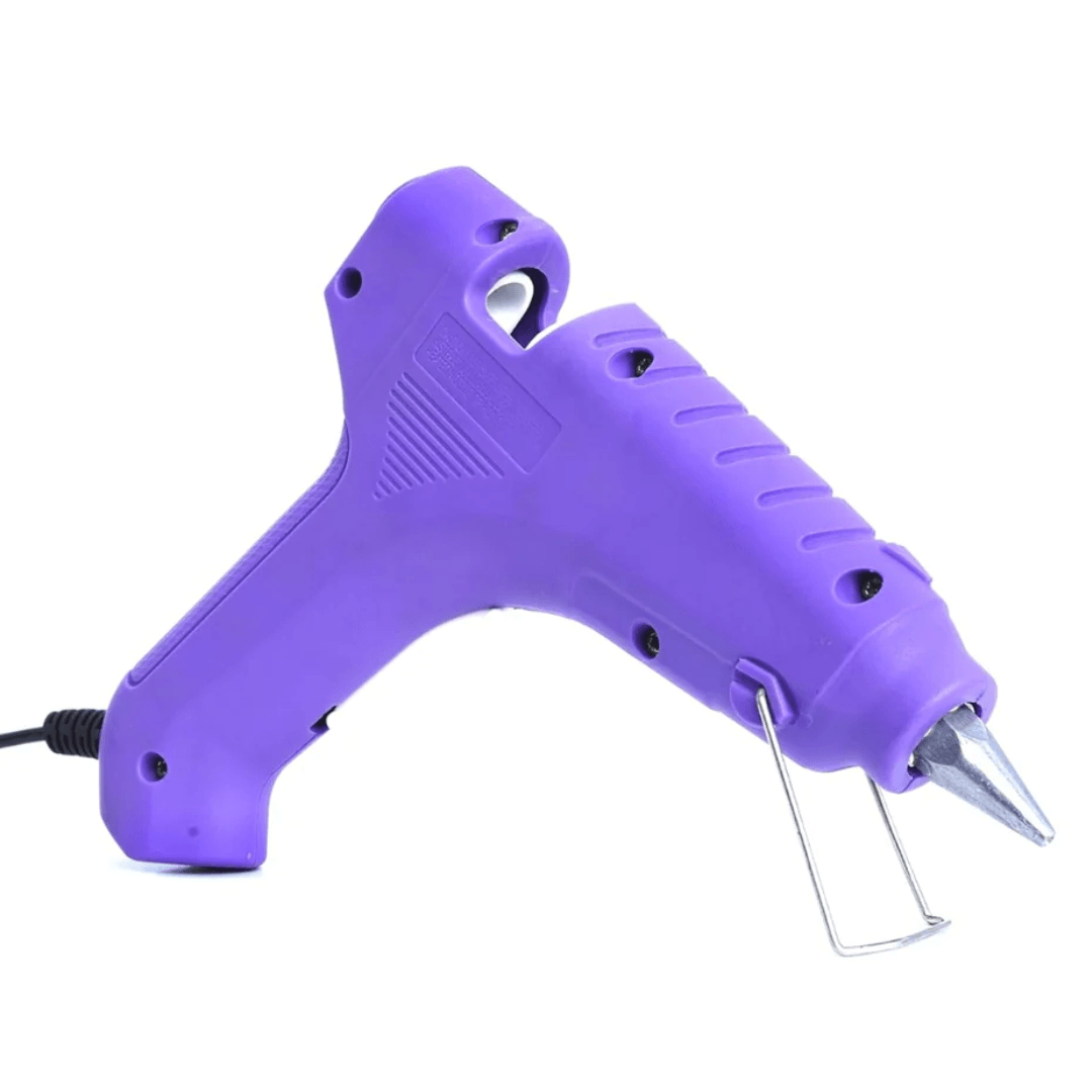 JPT Heavy Duty 80W / 100-240V / 50-60 Hz Adjustable Fast Heating Glue Gun with On / Off Switch | Easy Grip | Repairs Toy Model, Plastic, Wood, Metal Products, Art and Crafts | Use with 7mm Glue Sticks