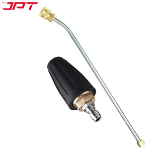 Buy the JPT combo of a 20-inch 30-degree bend extension rod with a rotating turbo nozzle at the best price. Get all your pressure washer accessories only at JPT