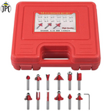 Grab the JPT 1/4" premium-quality 12-piece router bit set at the most affordable price in India. It comes with shank tungsten carbide tipped with plastic box.