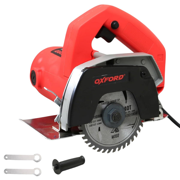 1050W 4"/110mm Heavy Duty Marble Cutter – Multipurpose Cutter Machine for Marble, Granite, Wood, Stone, Max Cut Depth Bevel and Depth Adjustable 34mm