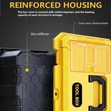 Buy now the JPT 14" heavy-duty tool box featuring best build quality, transparent lid with tray, lightweight & water-resistant design, and more. Buy Now