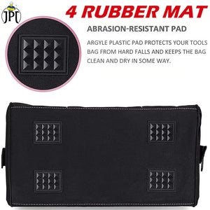 JPT 16-Inch Heavy Duty Waterproof Tool Bag | Oxford Cloth and Fine Stitching Build | Made-In India Bag | Portable Bag for Electrician, Technician, Mechanics, Carpenter, and More