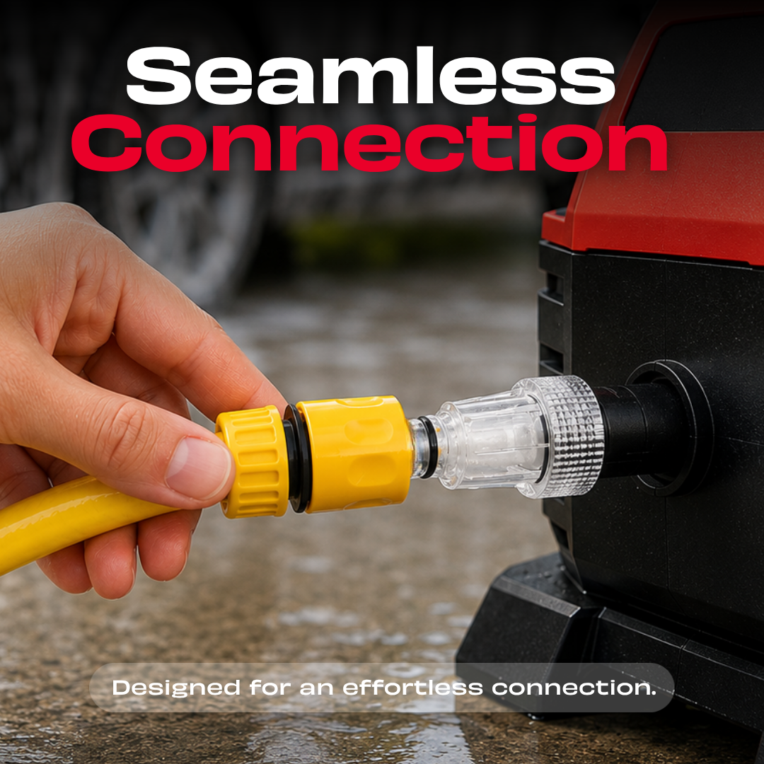 JPT 1/2" Universal Inlet Quick Connector for Higher Pressure Washer | Suitable for JPT, Cazar, Vantro, StarQ, Shakti, Btali, Gaocheng | Pack Of 2