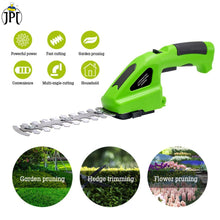 Buy JPT 2-in-1 cordless handheld hedge trimmer, featuring lightweight and durable design, 7.2v 2000mah rechargable battery, and much more. Buy Now