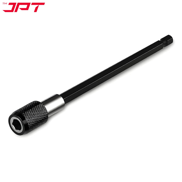 JPT 1/4-Inch Hex Shank Magnetic Bit Holder | Quick Release Screwdriver Extension Bar | 150MM Drill Bit Holder with Adjustable Collar for Impact Driver & Electric Drill