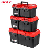 Buy JPT Pro Series 19" heavy-duty tool box, featuring two transparent lid, one removable tray compartment, dustproof & waterproof seal design, and more. Buy Now