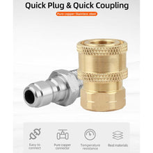 Buy now the JPT heavy-duty 1/4-inch female connector & male connector for seamless pressure washer connections. Buy all pressure washer accessoris at best price.