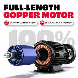 JPT Super Combo Domestic F10 Pressure Washer With 5 Multi Degree Nozzles, 2 Outlet Quick Connector & Coupler, Snow Foam Cannon, And All Other Accessories Included
