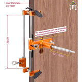 JPT Door Lock Hole Opener Kit, Mortice Lock Jig Set Mortiser Locksmith, Lock Mortiser for Wooden Doors