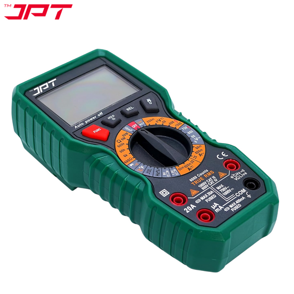 JPT Pro Series Digital Multimeter True RMS 1000V AC/DC | 6000 Counts Auto-Ranging Voltmeter | NCV, Frequency, Ohm, Diode, Continuity Tester | Best for Technicians, Electrician, And More