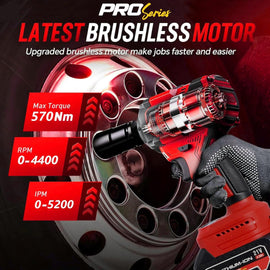 Get outstanding power and precision with the JPT combo Pro Series brushless 21-volt impact wrench with 10pcs socket set. Buy now and get 12-months warranty.