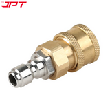 Buy now the JPT heavy-duty 1/4" female connector & male connector for seamless pressure washer connections. Buy all pressure washer accessoris at best price.