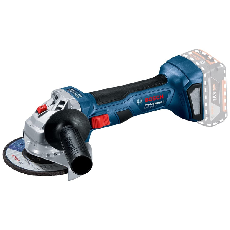 Bosch GWS 180-LI Professional Cordless Angle Grinder Without Battery & Charger