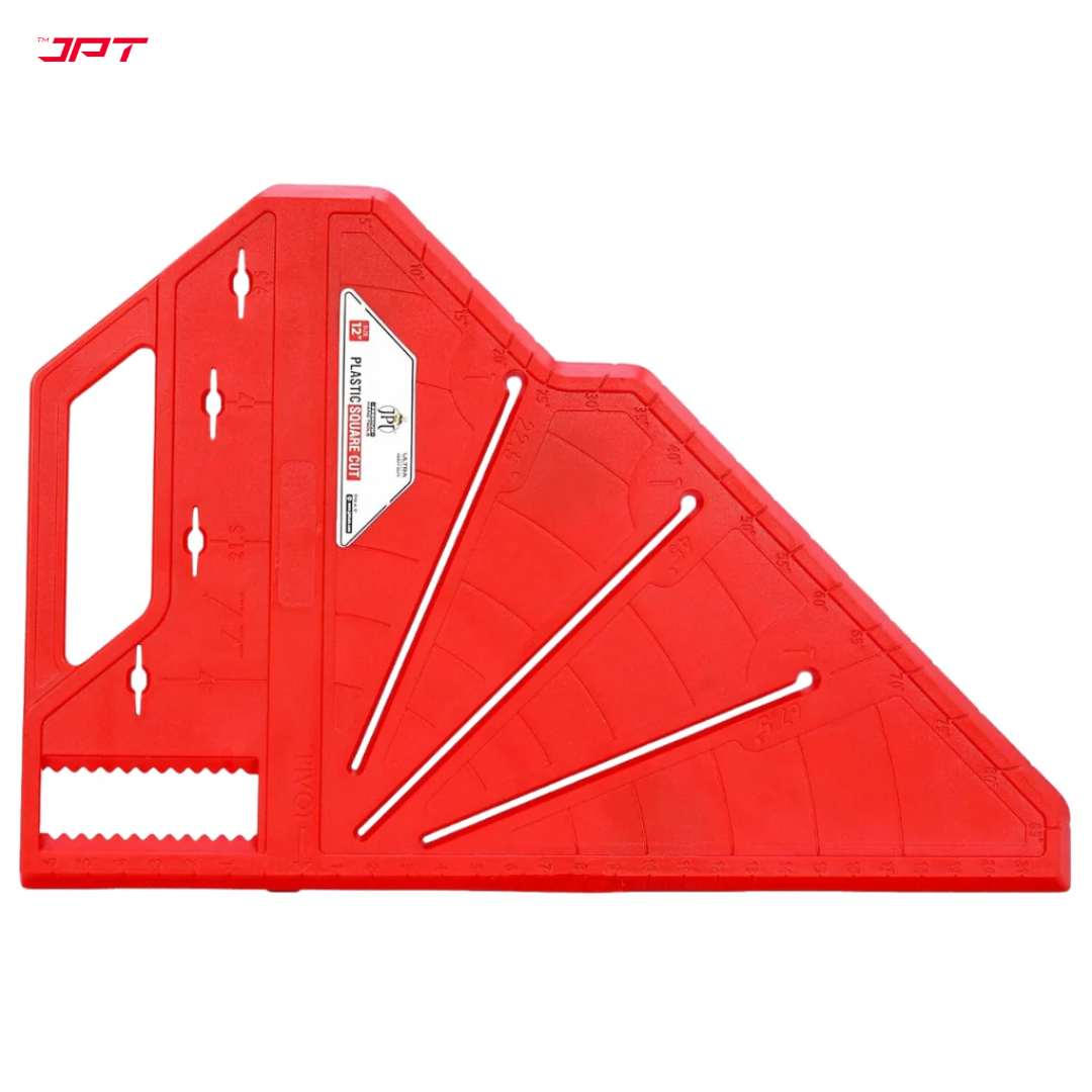 Buy now the JPT multi-angle measuring carpenter square, featuring solid build quality, outstanding precision, innovative features, and versatility like no other.