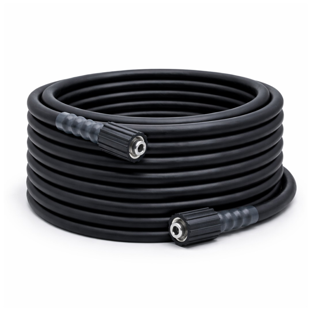 JPT Heavy Duty 8-Metre Pressure Washer Hose Pipe | American Standard M22 Thread with O-Ring Seals | Stand Upto 3000 PSI Pressure | Compatible with Many Pressure Washer Brand