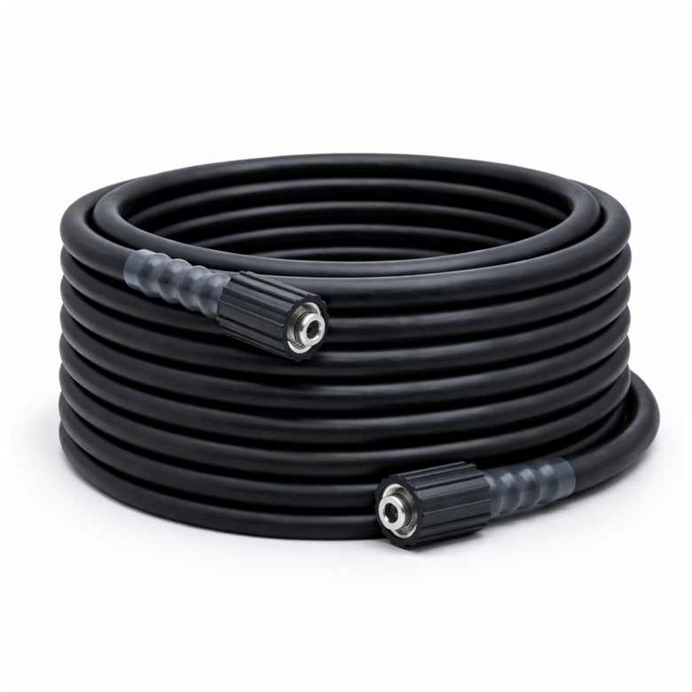 JPT Heavy Duty 8-Metre Pressure Washer Hose Pipe | American Standard M22 Thread with O-Ring Seals | Stand Upto 3000 PSI Pressure | Compatible with Many Pressure Washer Brand