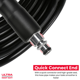 JPT Heavy Duty High Pressure Hose Pipe For Bosch Aqt Series (10 Meter), Black