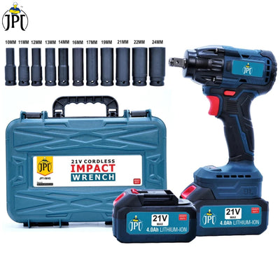 Get the amazing combo of the JPT new monster beastly cordless impact wrench with 11-piece sockets, offers 450 Nm torque and 2800RPM, all for the best price.