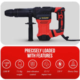 Grab now the strongest JPT sds plus 7.5 KG heavy-duty breaker machine, featuring 1300 watt, 4100 bpm, 12.5 joules all just at the lowest price in India online.