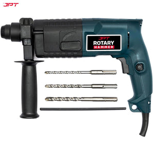 JPT 20MM SDS-Plus Rotary Hammer Drill Machine | 850W Motor | 1400RPM Speed | 2.4 Joules Impact | 4000 BPM Force | 2 Function Modes | Best for Home, DIY, Masonry, Steel, Wood & More