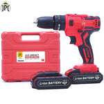 JPT 21v Impact Cordless Drill Machine | 28 Nm Torque | 1350 RPM Speed | 3/8" Keyless Chuck | 25+3 Setting Modes | 2 Speed Modes | 1500mAh Battery | Fast Charger