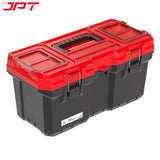 Buy JPT Pro Series 19" heavy-duty tool box, featuring two transparent lid, one removable tray compartment, dustproof & waterproof seal design, and more. Buy Now