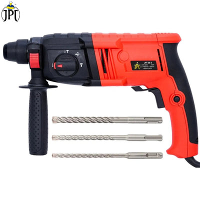 Grab the amazing deal on the JPT Pro SDS-Plus rotary hammer machine. It features 700 watts of power, 1400 RPM speed, 2.4 joules of impact energy, and more.