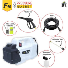 JPT Super Combo F10 Domestic High Pressure Car Washer | Five Multi Degree Nozzles | Two Outlet Quick Connector | Snow Foam Lance | Pressure Washer Coupler | All Premium Accessories Included