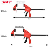 Buy now the JPT Pro Series 21" bar clamp at the best price. This clamp offer you 2-in-1 functionality, i beam structure, quick release trigger, and much more.