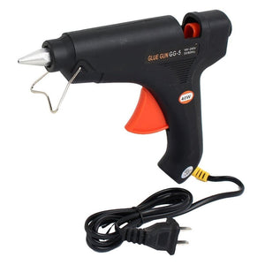 JPT Multi Surface Use 80W / 100-240V / 50-60 Hz Glue Gun | Non-Clogging Metal Nozzle | Easy Grip | For Arts and Crafts, Household Sealing, Toys, Repairs, and DIY Projects