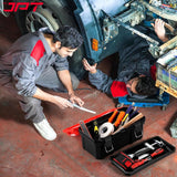 Buy JPT Pro Series 22" heavy-duty tool box, featuring two transparent lid, one removable tray compartment, dustproof & waterproof seal design, and more. Buy Now