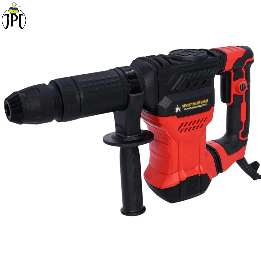 JPT 7.5 KG Heavy Duty SDS Max Breaker Machine | 1300-watt Powerful Motor | 4100 Beats Per Minute | 12.5 Joules Impact Rate | All Accessories Included | 6 Months Warranty