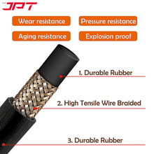 Buy the JPT heavy-duty 15mtr pressure washer hose pipe, featuring premium build quality, anti-kink technology, leak-proof assurance, and much more. Buy Now