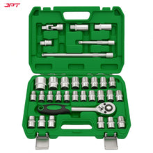 Buy now the professional chrome vanadium steel JPT 32-in-1 heavy-duty socket ratchet wrench set at the best price in India. Get best offer, deal, and discount.