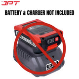 JPT Heavy-Duty 21V Domestic Portable Cordless Pressure Washer | Max. 26 Bar Pressure | 4 L/Min Water Flow | Up To 8 Meter Spray Distance | Battery And Charger Not Included