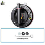 JPT Suction Cup 8-Inch Glass Suction Cup Vacuum Lifter with ABS Hand Pump Glass Suction Powerful Suction Cup for Flat Smooth Surfaces with Portable Tool Box Accessories