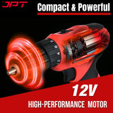 Buy JPT GD-CD10M 12v drill machine with 24 drill accessories refurbished at the lowest price in market online. Shop 12v, 18v, and 21v drill at JPT Tools.