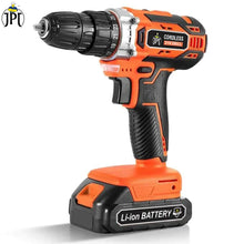 JPT Pro Plus Series 21-volt Cordless Drill Machine | 48Nm Torque | 2000 RPM Speed | 18+1 Clutch Setting | 10mm Keyless Chuck | LED Light | 2000mAh Li-Ion Battery | Fast Charger