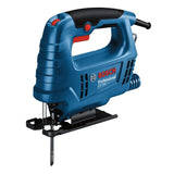 BOSCH GST 680 Corded Electric Jigsaw | 500W Motor | Stroke rate at No Load- 800-3100 spm | Cutting Depth 68mm | Lightweight & Portable | 1 Wood Blade & 1 Allen Key Included