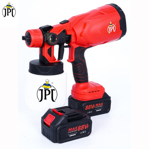 Paint every surface with ease and fun with the JPT cordless paint spray machine. Featuring a brushless motor, adjustable flow rate, and cordless design. Buy Now