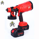 Paint every surface with ease and fun with the JPT cordless paint spray machine. Featuring a brushless motor, adjustable flow rate, and cordless design. Buy Now