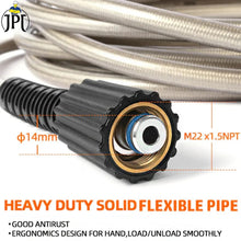 Buy now the JPT 8-metre super flexible pressure washer hose pipe, featuring durable construction, outstanding flexibility, compatible all pressure washers brands.