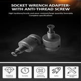 JPT 1/2 Inch Square Drive To 20UNF Drill Chuck Socket Adapter Impact Wrench Chuck Converter To Electric Drill | Chucks Adaptor Conversion For Impact And Ratchet Wrench