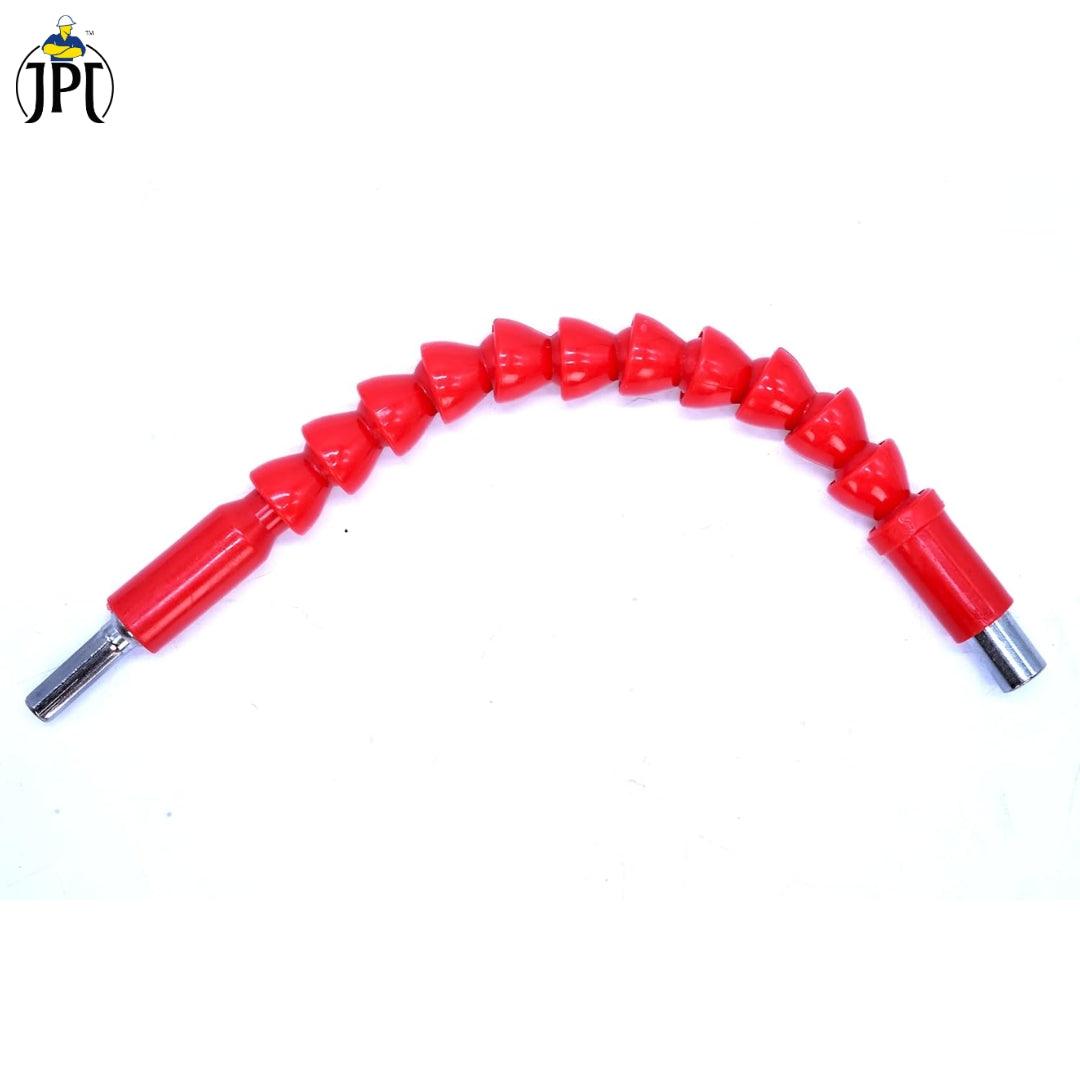 JPT 15-Piece Drill & Screwdriver Bits Combo | 8-Piece Drill Bits | 6-Piece Screw Driver Bits | 1 FLexible Drill Extenstion