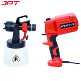 Buy JPT refurbished professional 400W corded Spray Paint Machine, featuring HVLP technology, 650ml/min flow rate, dust blowing function, and more. Buy Now