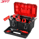 Buy JPT Pro Series 16" heavy-duty tool box, featuring two transparent lid, one removable tray compartment, dustproof & waterproof seal design, and more. Buy Now