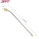 Buy the JPT combo of a 20-inch 30-degree bend extension rod with a rotating turbo nozzle at the best price. Get all your pressure washer accessories only at JPT