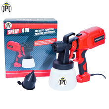 Buy now the JPT professional 400W corded Spray Paint Machine, featuring HVLP technology,  650ml/min flow rate, upgraded motor, dust blowing function, and more.