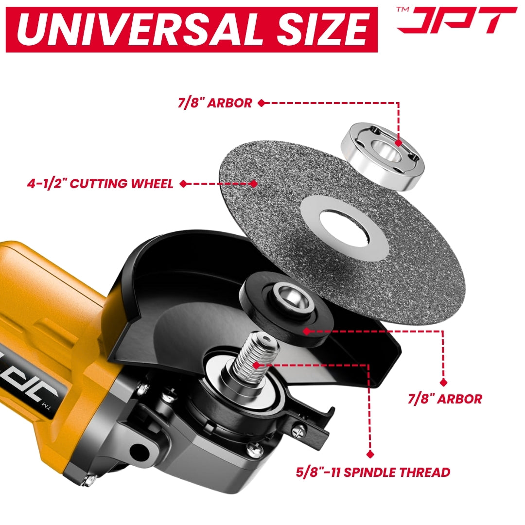 Buy now the JPT 21v cordless angle grinder machine without battery & charger at best price in India. Get best collection of angle grinder from at JPT Tools.