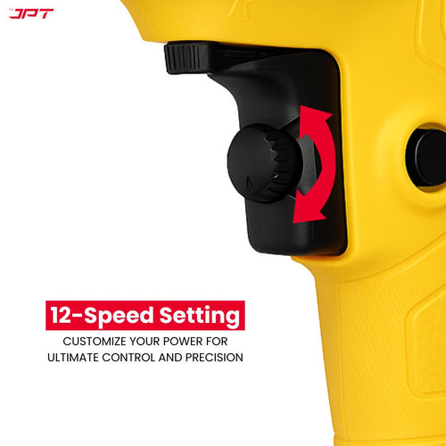 JPT Heavy-Duty Electric Drill Machine | 13MM Chuck | 650W Motor | 3000RPM Speed | 12-Speed Selection | Drilling & Impacting Modes | Forward & Reverse | Auto-Lock Button | Drill Machine for Masonry, Steel & Wood Drilling Alternative View
